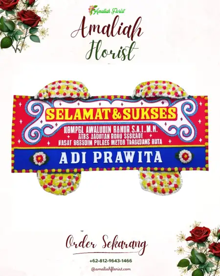 Papan Bunga Ucapan Selamat Kedungkandang